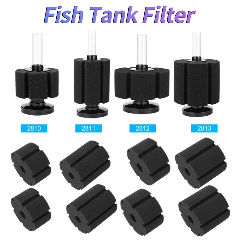 Bio Sponge Fiter Cotton Aquarium Fry Betta Shrimp Nano Fish Tank Pond Filter Filtration Foam Pump Accessories