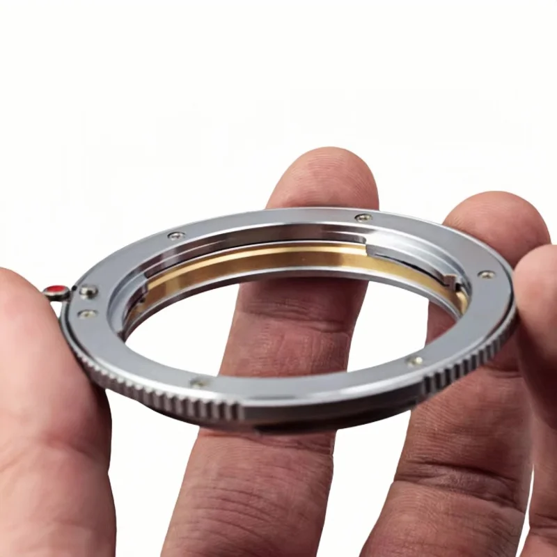 LR to EOS Lens Adapter Copper Converter Ring for Leica R Lenses to Canon EOS DSLR Camera  Infinity Focus electroplated surface