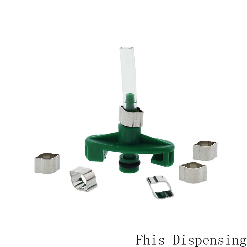 Metal Buckle Air Pipe Adapter Japanese Joint Hoop for Dispensing Syringe Connection Reinforcement Ring