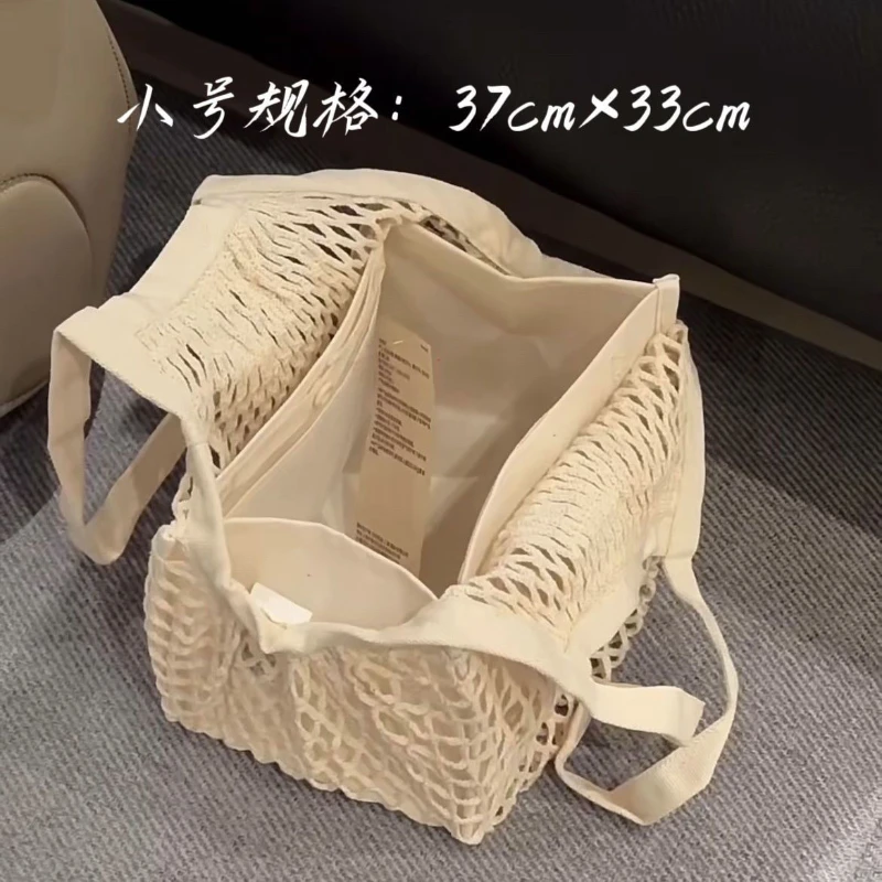 Japanese net bag storage handbag shopping bag internet celebrity work small bag girl simple fashion storage bag