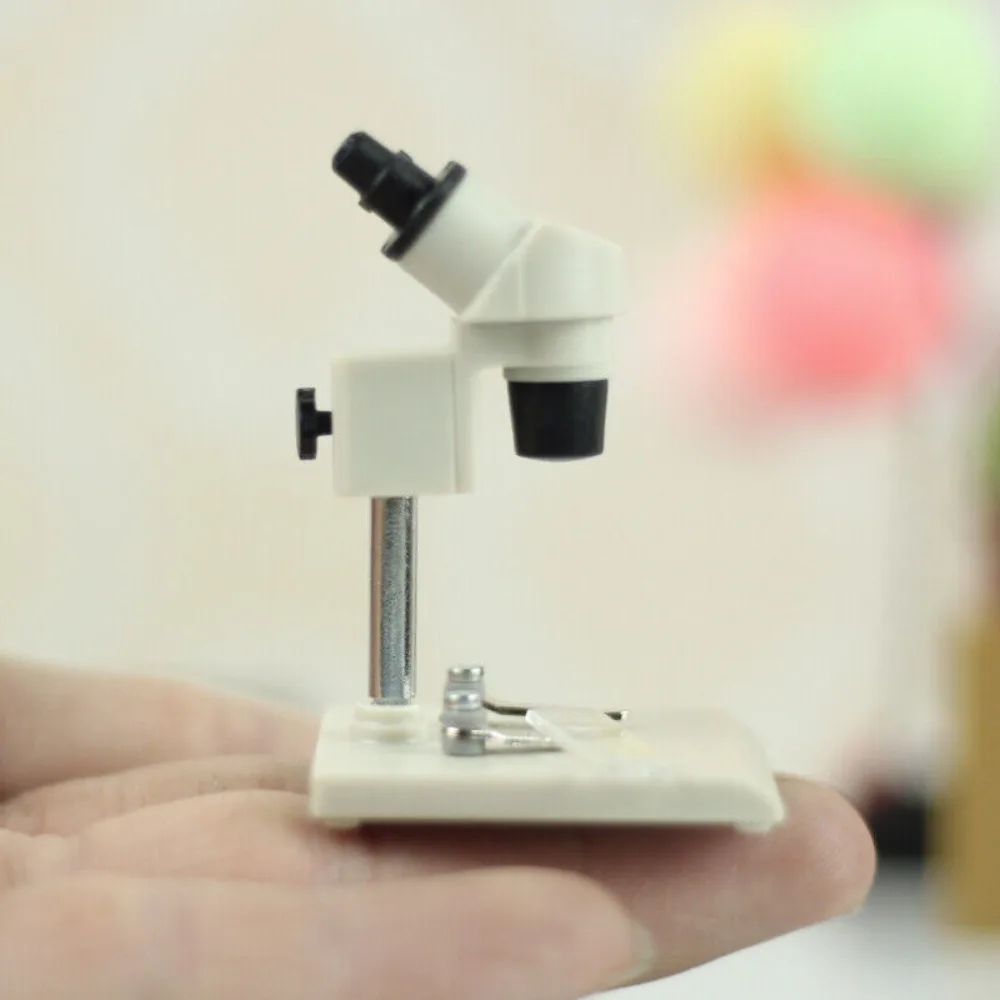 Mini Dolls House Simulation Microscope Mother Garden Micro Model Mini Toys Miniature Ornaments