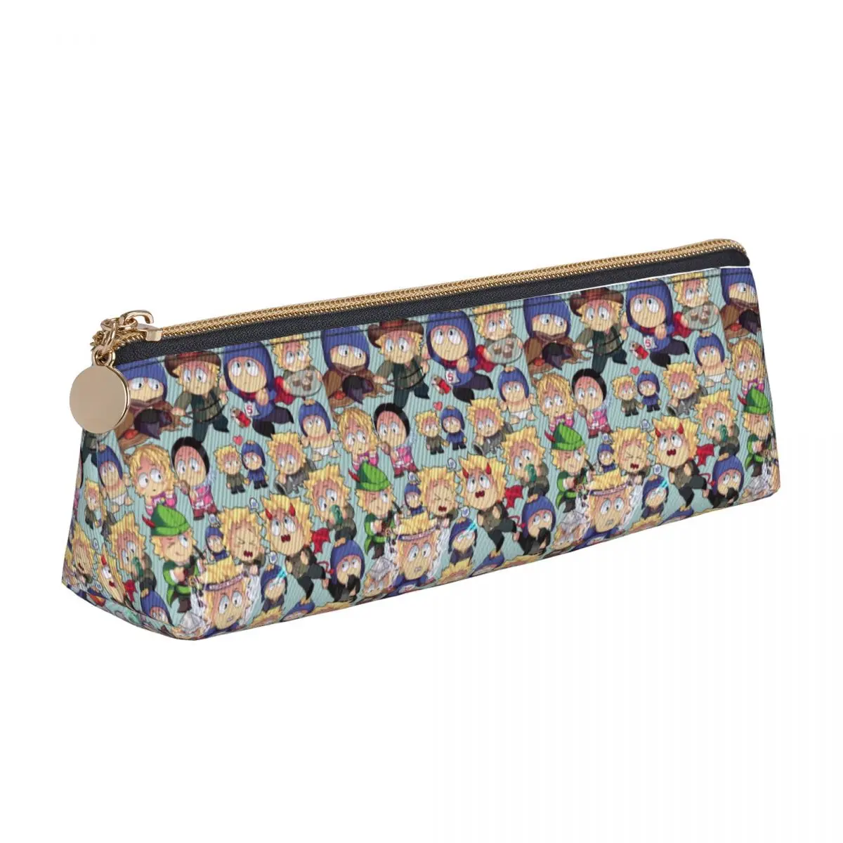South Park – Tweek X Craig Collage Federmäppchen für Schüler, große Aufbewahrungsbox für Stifte, Federmäppchen, Schreibwaren, Stifthalter-Tasche