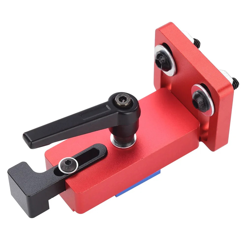 

T-Slot Miter Track Stop Sliding Miter Gauge Fence Connector Rail Retainer Chute Locator For Milling Woodwork