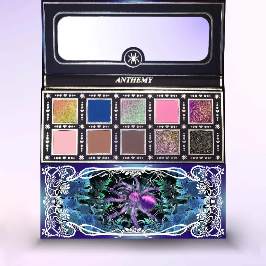Make-up 10-kleuren oogschaduwpalet Hoog pigment natuurlijk oogschaduwpalet, waterdicht, langdurig veganistisch en dierproefvrij