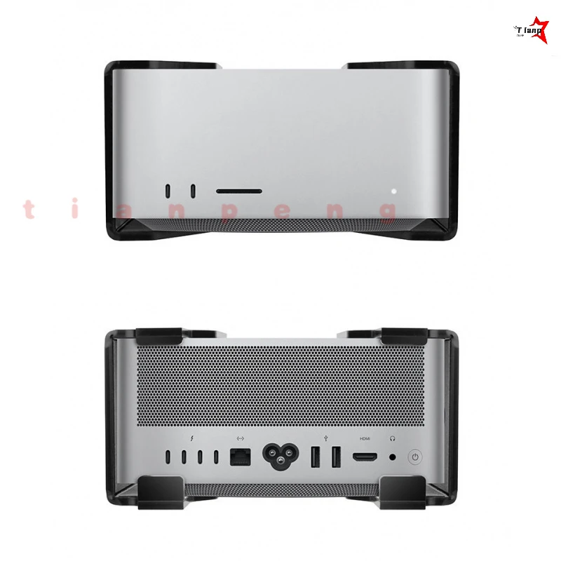 WYORESY For  Mac Studio M1 Max Desktop Wall Mount Bracket Sturdy Durable Ventilated Under Desk Holder