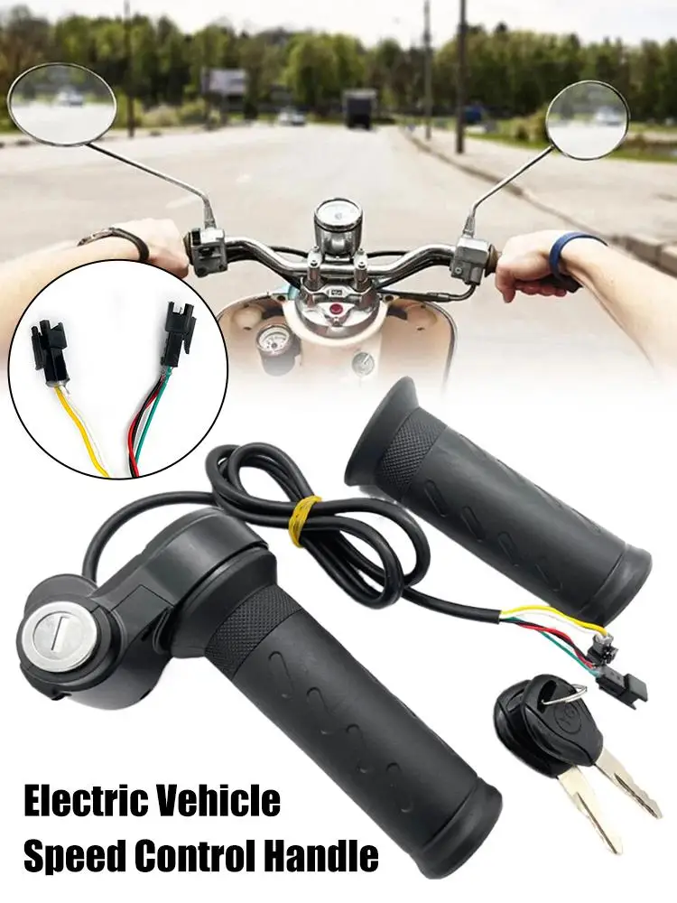 AliExpress NONE Electric Bike Throttle Grip Full Twist Throttle Grip For Ridstar Q20/Q20Lite/Q20Pro/H20/H26Pro/H20 Pro Easy Installation