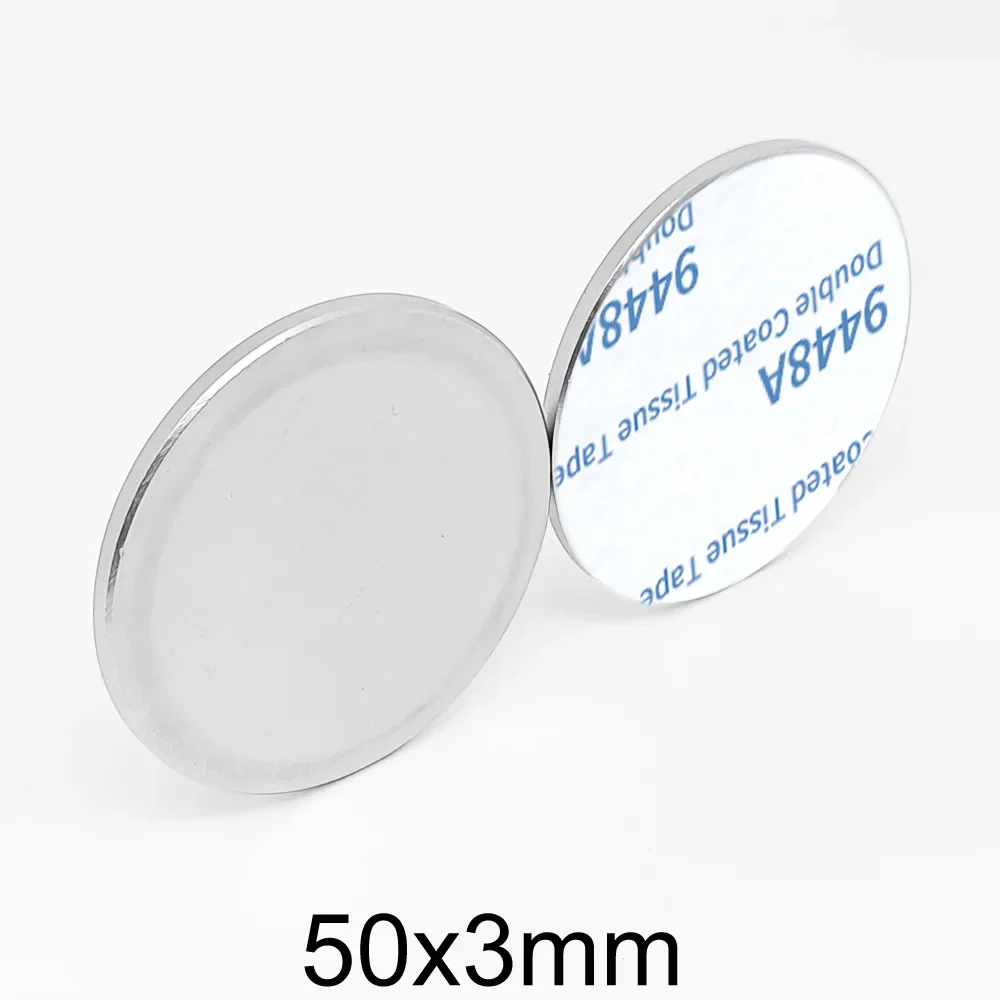 40*2mm 40x3mm N35 Powerful Magnet Comes With 3M Strong Double-Sided Tape 30x2MM 30x3 NdFeB Round Strong Magnet 50x3 50*5mm 40*5