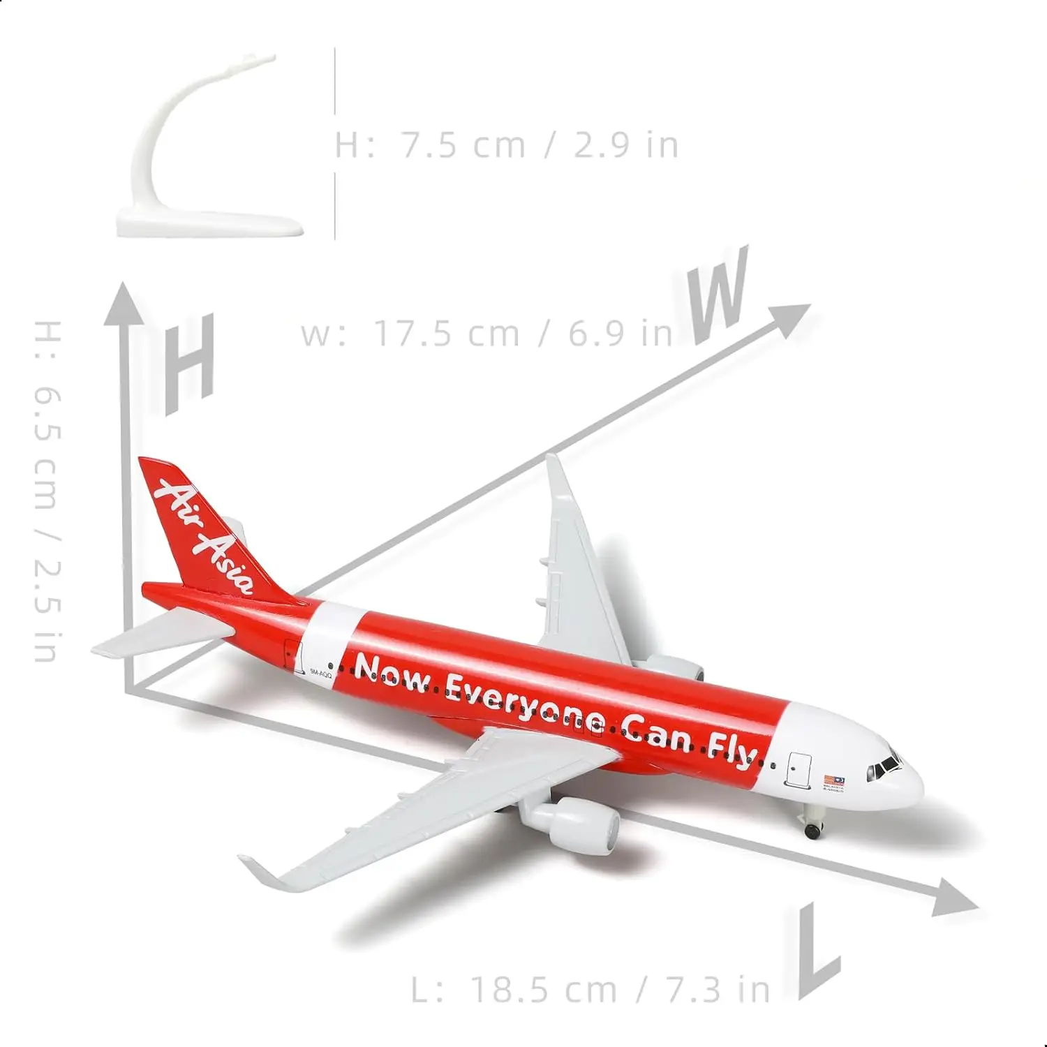 1/300 طائرة بمقياس معدني A320 نموذج طائرة آسيوية مع حامل لعشاق الطيران هدايا ألعاب الطائرة للأطفال #5