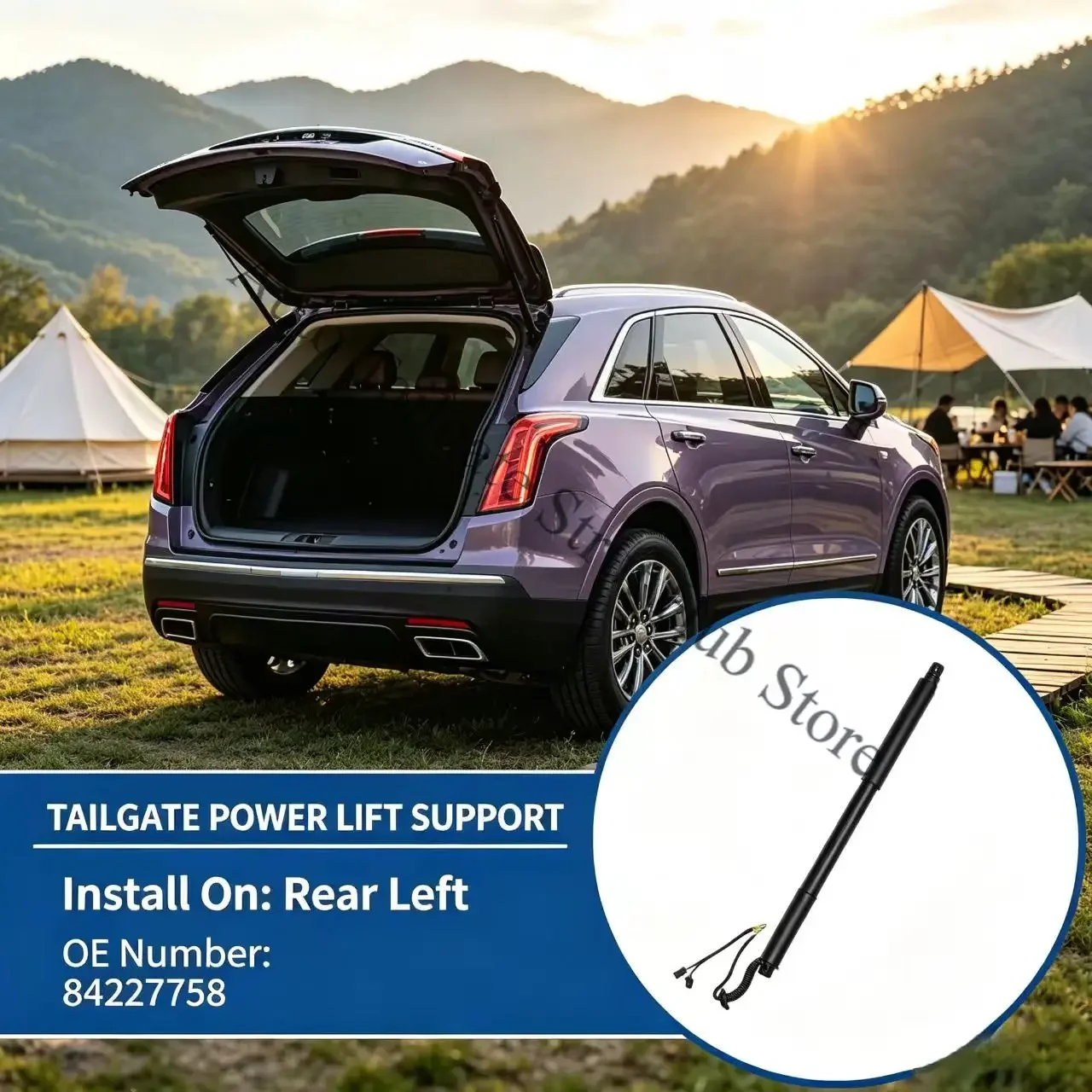 Electric Tailgate Gas Lift Strut Power Hatch Lift Support For 2016-2018 Cadillac XT5 Trunk Shock Absorber 84227758 84452522