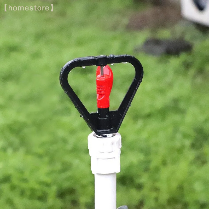 5 pçs jardim sprinkler de água 360 graus rotação automática 1/2 bocal de nebulização plástico chuva bico irrigação acessório para gramado