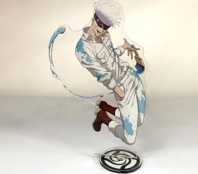 Game 2 Acrylic Stand Doll Anime Kugisaki Nobara Satoru Gojo Yuji Itadori Figure Model Plate Cosplay Toy For Gift