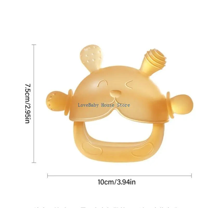BX0D تهدئة لعبة Teether التعليمية الحسية للحيوانات الرضع Teether