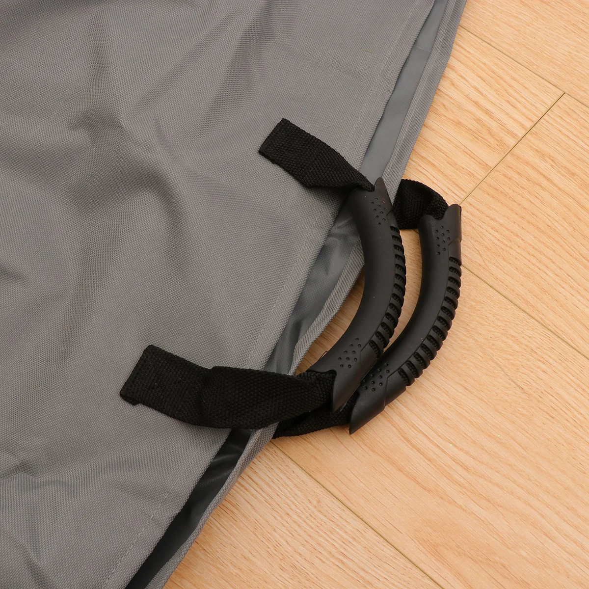 ถุงเก็บขยะในสวน ผ้าอ็อกซ์ฟอร์ด ถุงเก็บใบไม้แบบใช้ซ้ำได้ สำหรับสนามหญ้า กิจกรรมกลางแจ้ง แคมป์ปิ้ง เก็บเกี่ยวผลไม้ ผัก จัดเก็บ สีเทา