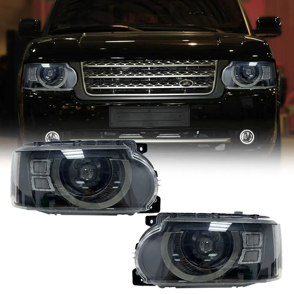 New Arrival LED Headlight For Land Rover Range Rover Vogue 2010 2011 2012 L322 Upgrade To Defender Head Lamp Left Right