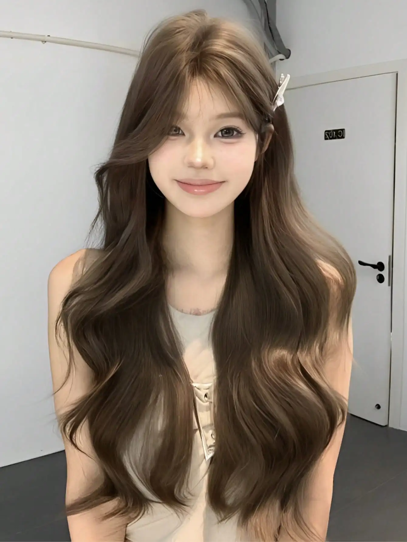 شقراء براون الاصطناعية الدانتيل الجبهة الباروكات طويل مجعد الشعر المتموج شعر مستعار طبيعي للنساء الجزء الأوسط الباروكات تأثيري حزب مقاومة للحرارة