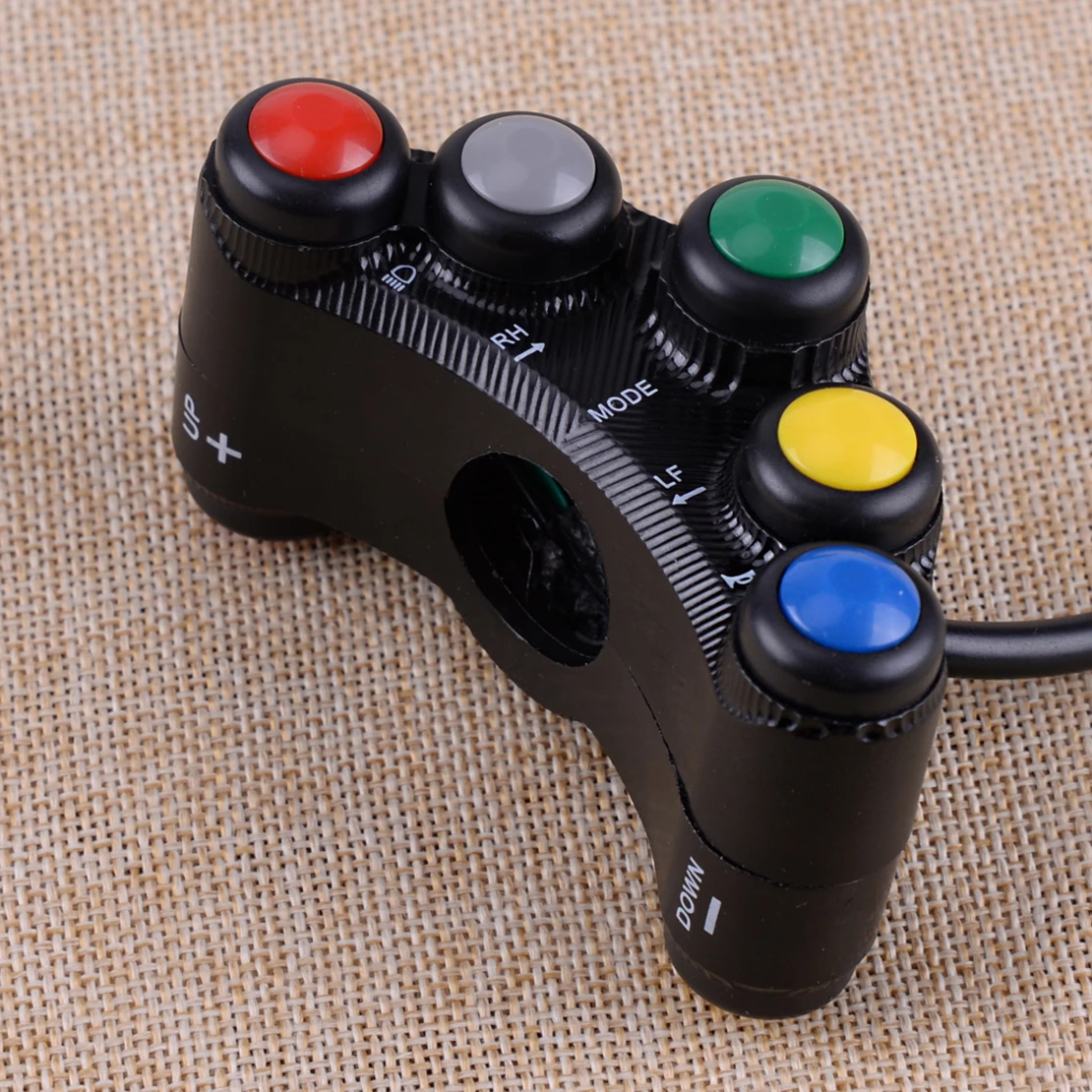 7 tasten Multifuction ATV Motorrad Control Switch Montage 22mm Lenker Moment/Rast Überlegene