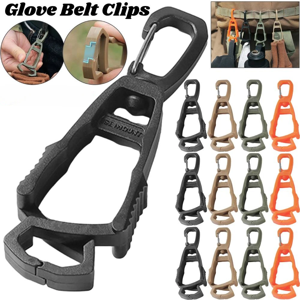 5/1PCS Glove Clip Hanger Safety Glove Holder Plastic Working Gloves Clip Work Clamp Safety Work Glove Guard Multifunctional Tool