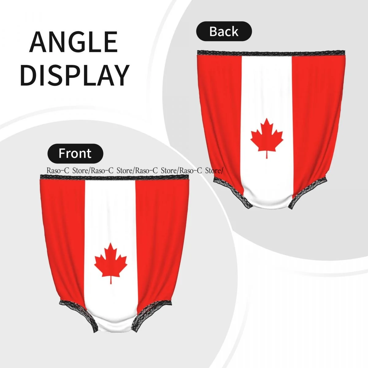 Funny Granny Underwear Canada Canadian Flag Gag Gift Granny Panties