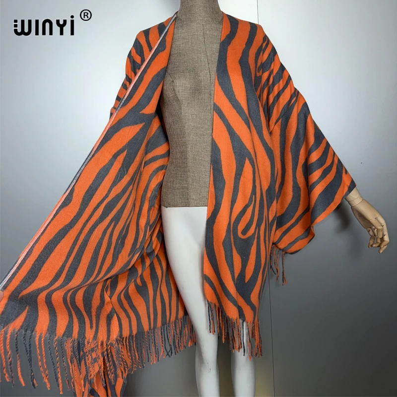 WINYI Cardigan autunnale Africa abbigliamento donna musulmana cappotti casual abaya poncho per donna mantello abito boho con cintura caftano da vacanza