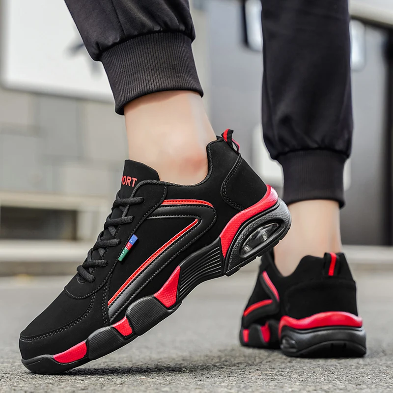 أحذية رياضية كاجوال للرجال قابلة للتنفس، أحذية سباق فاخرة للمدرب، أحذية بدون كعب أنيقة للرجال #6