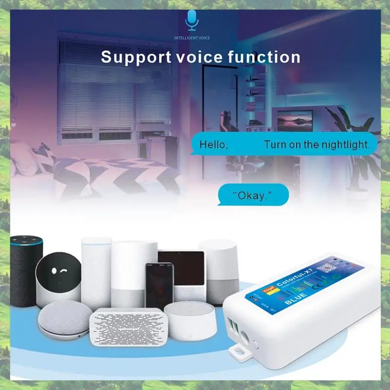 A59Z-RGB LED Strip Light Controller DC5V-24V Tuya Bluetooth Music Controller Ambient Light Controller Smart App Control