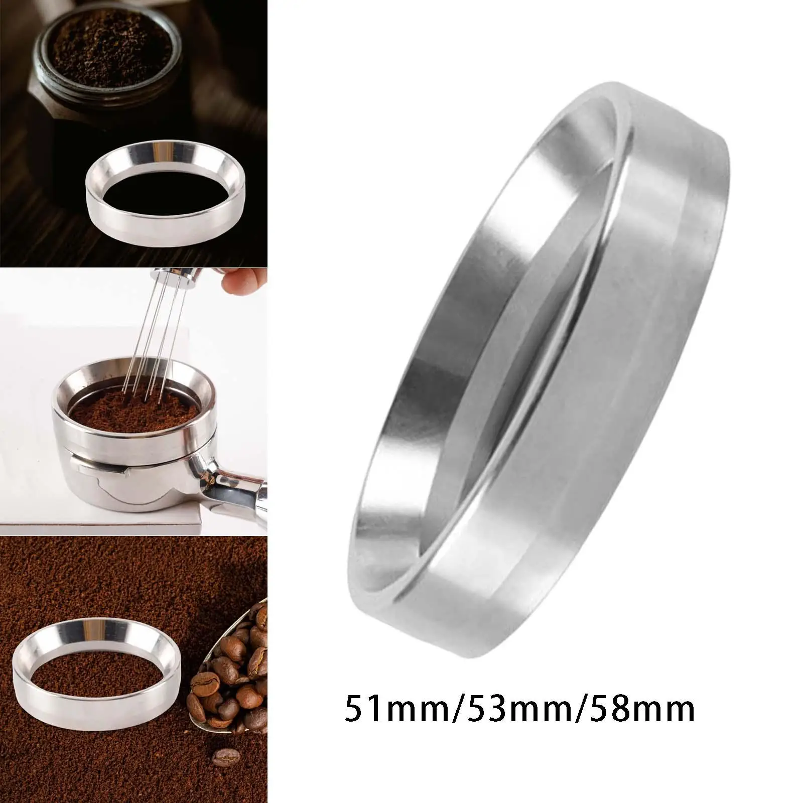 Premium Stainless Steel Coffee Dosing Funnel - Ultimate Barista Tool for Home and Office