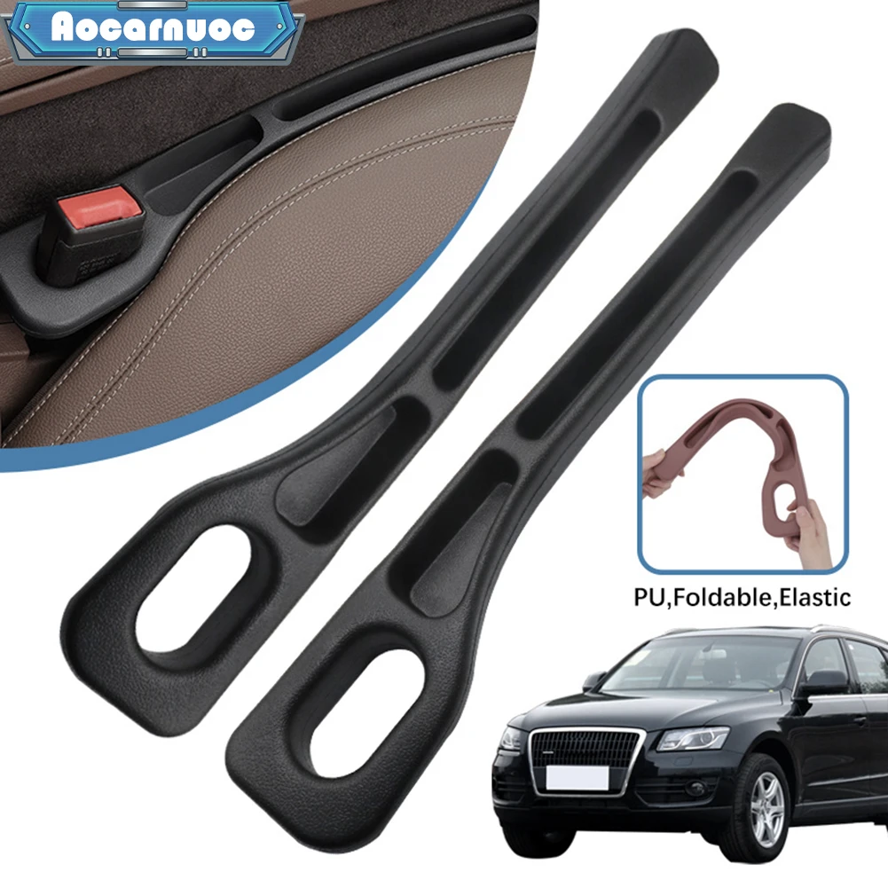 Car Seat Gap Filler Accessories Seat Seam Leak-proof Plug Strips For Audi Q5 8R 2008 2009 2010 2011 2012 2013 2014 2015 2016