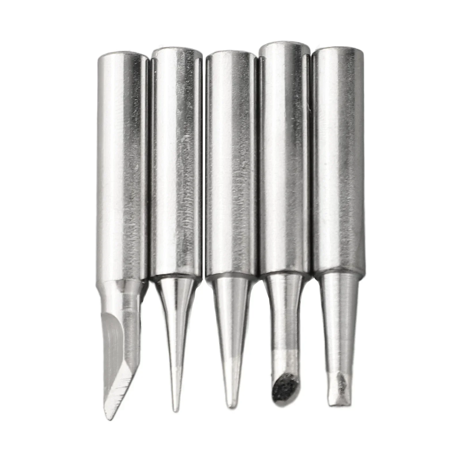 5pcs 900M-T Pure Copper Electric Soldering Iron Tips Lead-free Welding Tools For Narrow Pitches Drag Soldering Power Tools