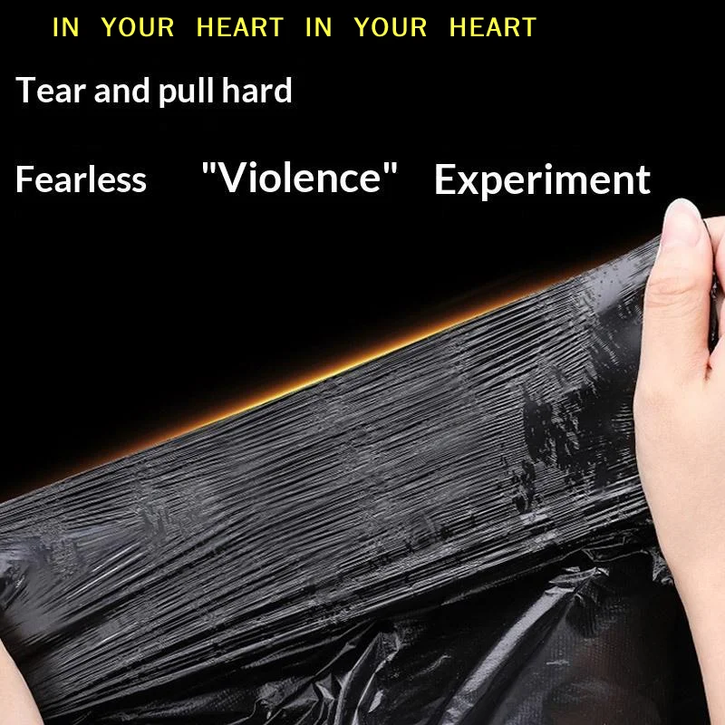 【X】100Pcs Thickened Vest Plastic Bags Disposable with Handle Leakproof for Household Kitchen Garbage Storage Shopping Use