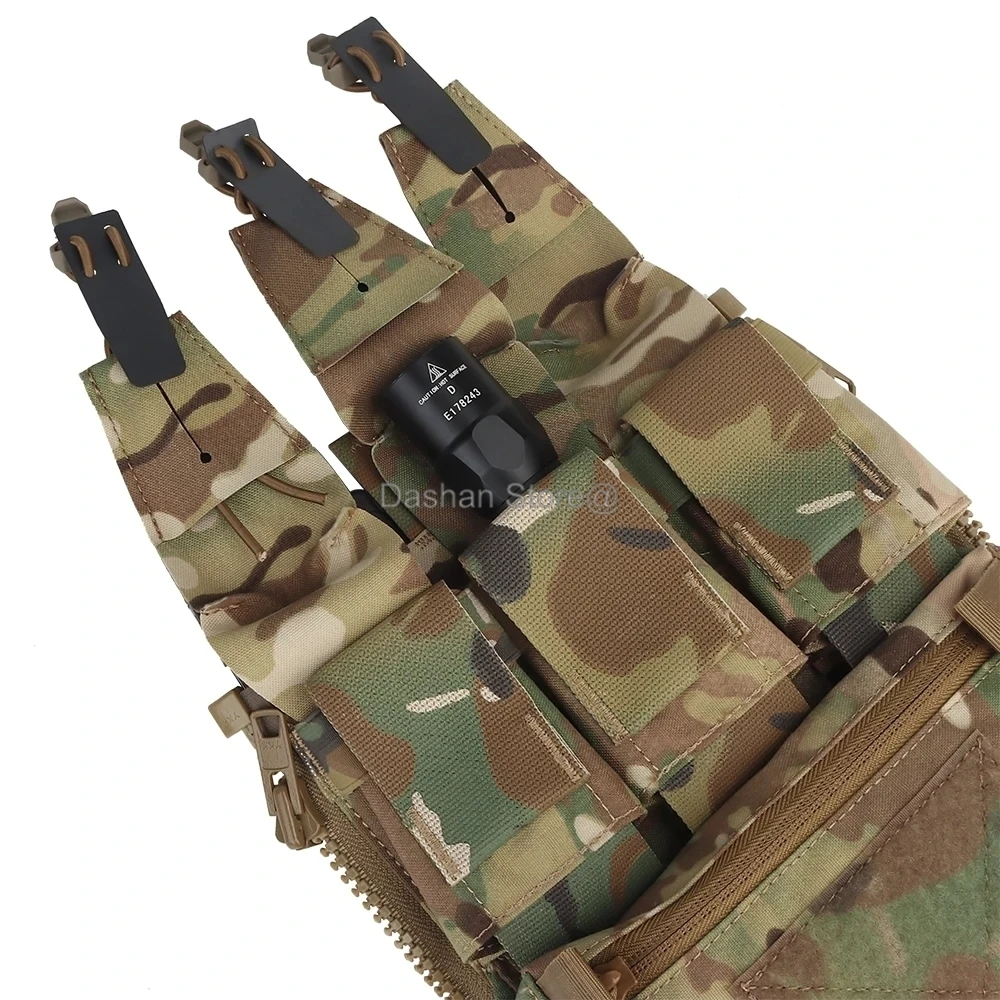 Ferro FCPC V5 Plate Carrier Accessories Tactical Back Panel Assault Banger Pouch Combat Vest YKK Zipper GP Pocket Hunting Equip
