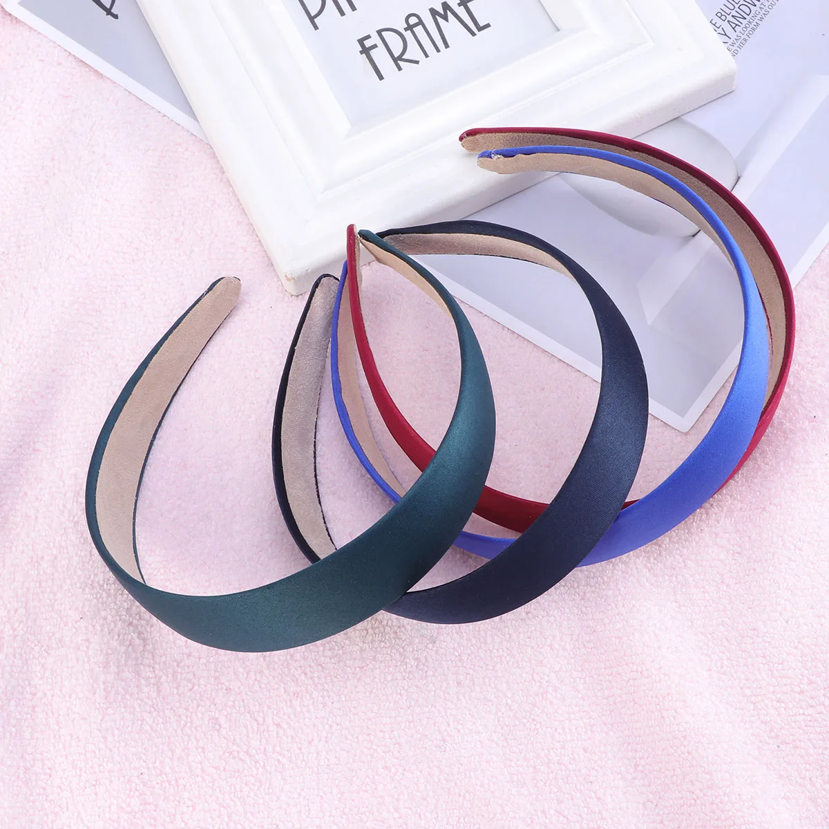 

8 pcs Extra Wide Hair Fabric Headbands Women Hoop Accessories Smooth Stretchable Hairstyle Occasions Hairband Headwear