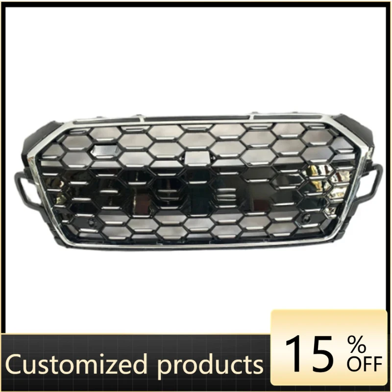 Premium Gloss Black Honeycomb Front Grille A B -