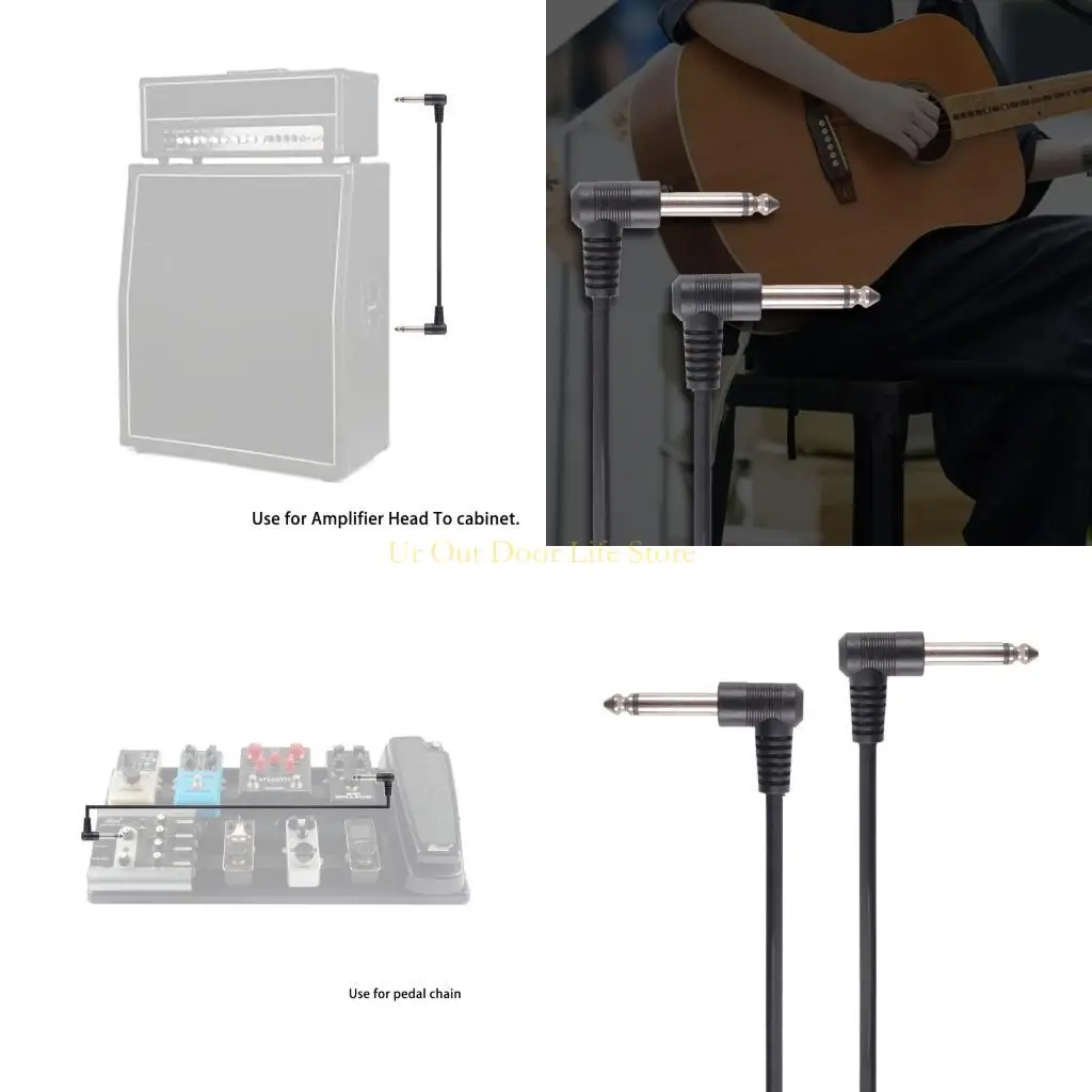 

Многофункциональный гитарный кабель 77 мкФ, 60 см, профессиональный шнур, музыкальные аксессуары, длинный кабель, кабель для для