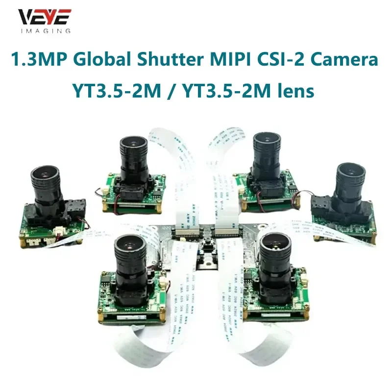 1.3MP Global Shutter MIPI CSI-2 Camera, YT3.5-2M / YT3.5-2M lens, CS-TX2-XAVIER-nCAM-SC132 for Jetson TX2 Dev kit and Xavier