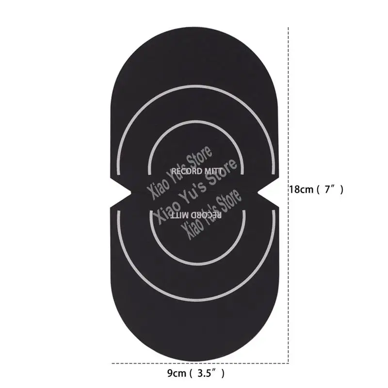 Record Cleaner Handler Mitt Vinyl Record Clip Disc Cleaning Protection Pad No Fingerprints For Vinyl LP Records-BCBW