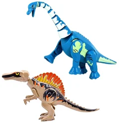 large size Jurassic Brachiosaurus Spinosaurus Dinosaurs Building Blocks Action Figure Block Toy Models Children Toys Gifts
