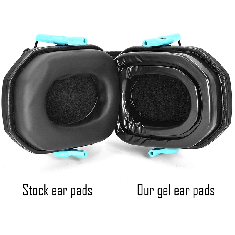 For Walker Razor Electric Slim Earmuffs Headset Electronic Earmuffs Hearing Protection Headset Gel Ear Pads