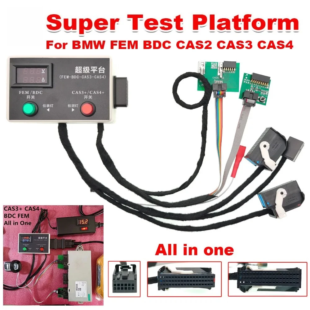

Super Test Platform for BMW FEM BDC Cas2 CAS3 CAS4 ll in One Programming Tool for VVDI2 IM508 CGDI Explorer