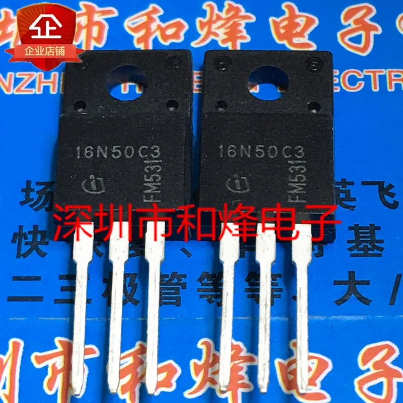 5PCS-10PCS 16N50C3 SPA16N50C3 TO-220F 560V 16A Original On Stock Quick shipping