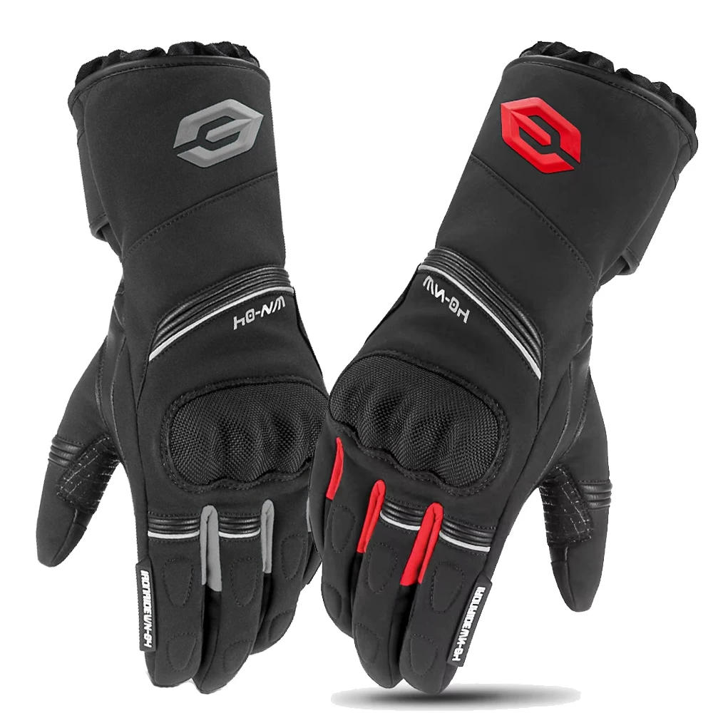 Winter Motorcycle Gloves Thickening Anti-autumn Touch Screen Full Finger Gloves Waterproof Non-slip Riding Moto Gloves M-2XL