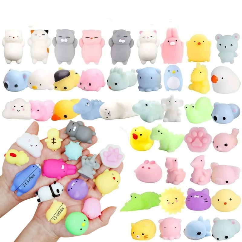 

15-30PCS Mochi Squishies Kawaii Anima Squishy Toys For Kids Antistress Ball Squeeze Party Favors Stress Relief Toys For Birthday