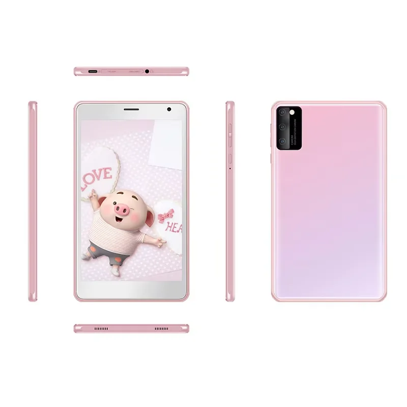 Factory Price 7-Inch Pink Android Tablet PC 1GB RAM 16GB Storage Capacitive Touchscreen 1GB Memory for Kids' Learning Home