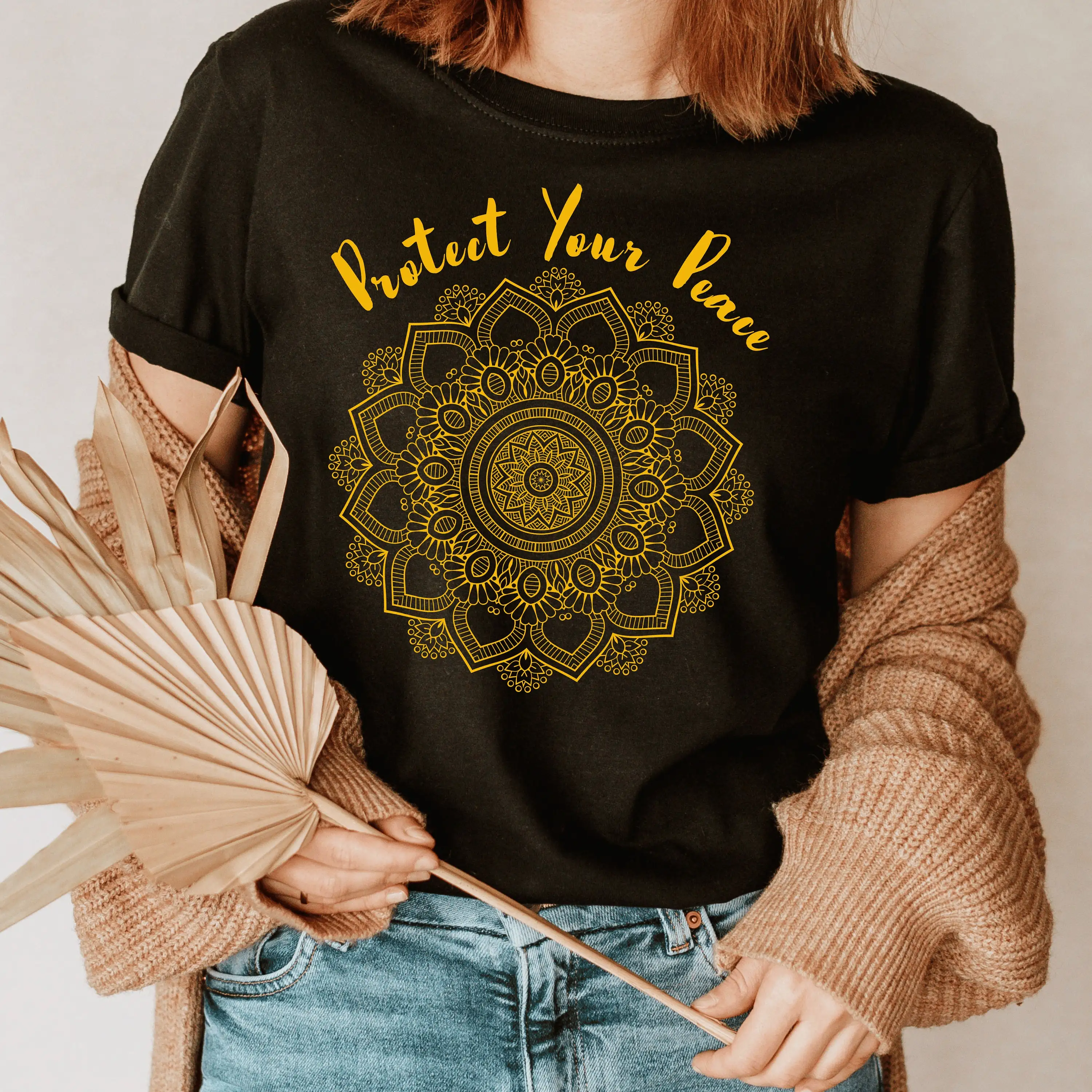 Protect Your Peace shirt Cool mandala T Cute for Women s Love