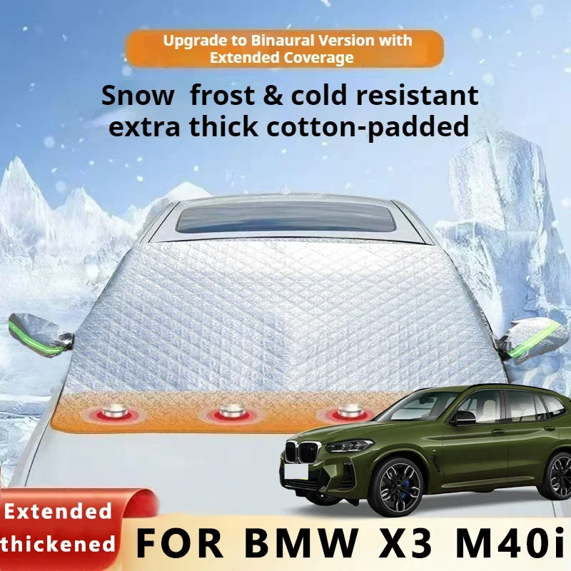 

Thickened Car Now Sunshade Windshield Cover With 5/9 Magnets UV Protection Anti Snow Sunlight For Front Windsh for BMW X3 M40i