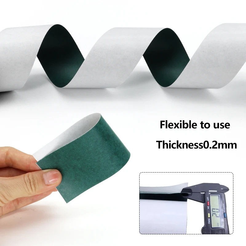 1 - 50m Green Insulated Pads 25mm ~ 500mm 18650/21700 Li-ion Battery Pack Cell With Adhesive Glue Barley Paper Insulation Gasket