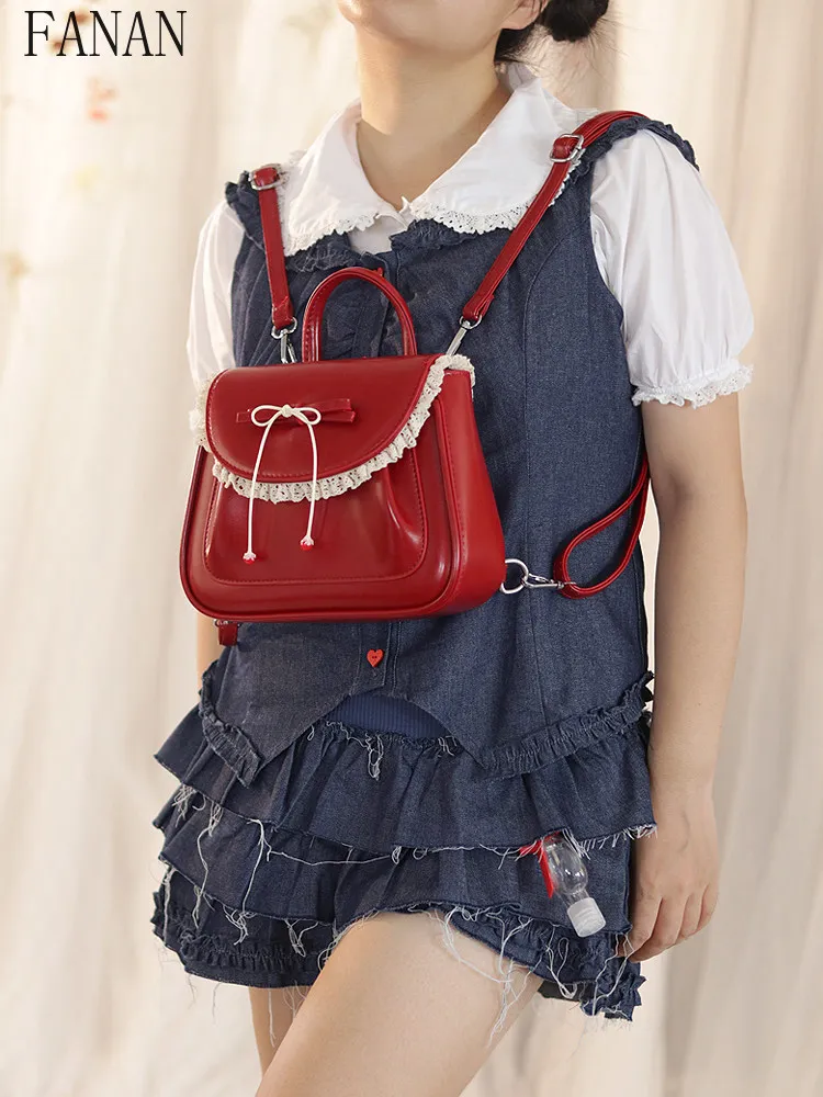 Original Niche Design Backpack for Women Summer 2026 New Fashion Backpack Versatile Girls Shoulder Bag Casual Crossbody Bags