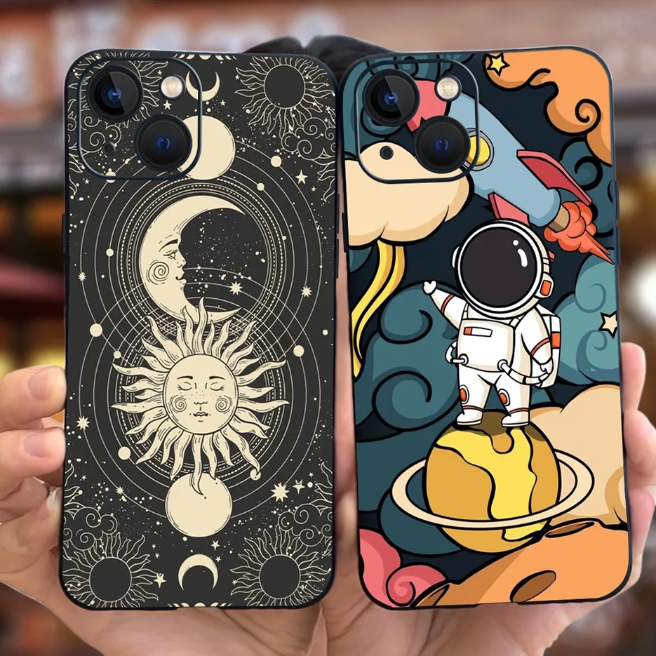 For Apple iPhone 13 Case Cute Fashion Cartoon Cover Soft TPU Phone Cases For iPhone 13 Pro Max iPhone13 Mini Fundas Coque Bumper