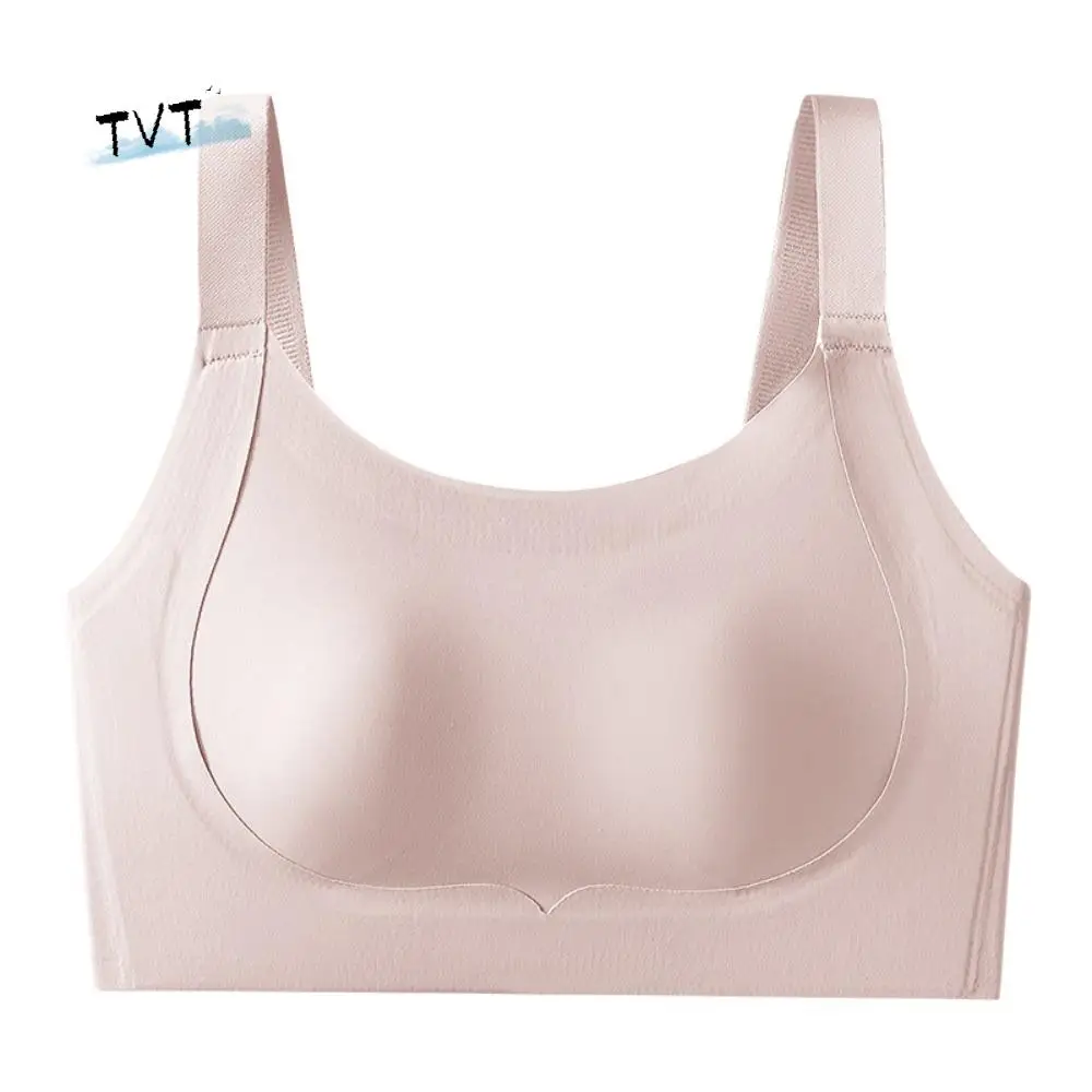 

Shockproof Women's Brassiere Thin Close-fitting Seamless Bras Without Steel Ring Gathered Breasts Anti-Sagging Brassiere