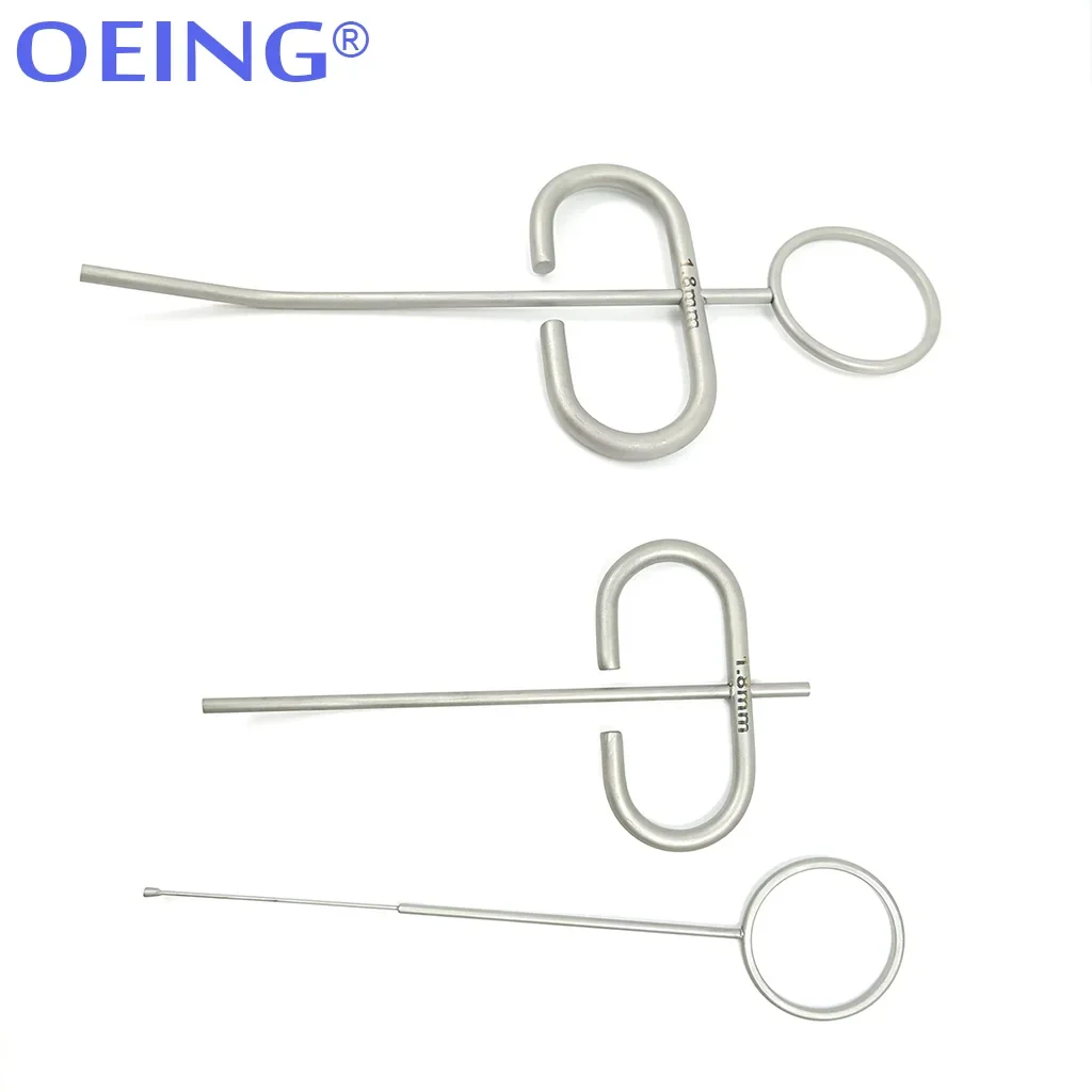 Dental MTA Plugger Applicator Powder Graft Syringe Carrier Teeth Filling Syringe Carrier Straight/Curved Head 0.8/1.0/1.2/1.8