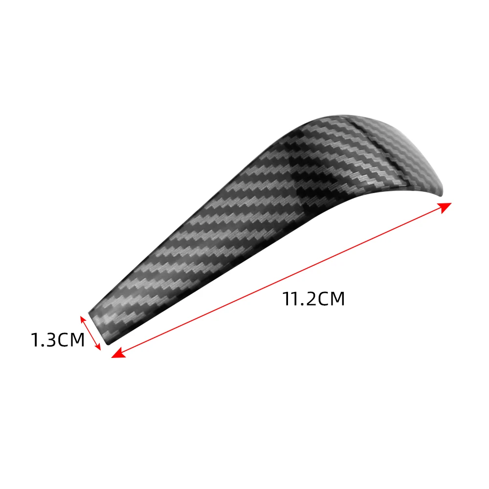 ABS Carbon Fiber Car Gear Shift Knob Sticker Trim for BMW 3Series E90 E92 E93 E84 2006-2012 Decoration Cover Accessories